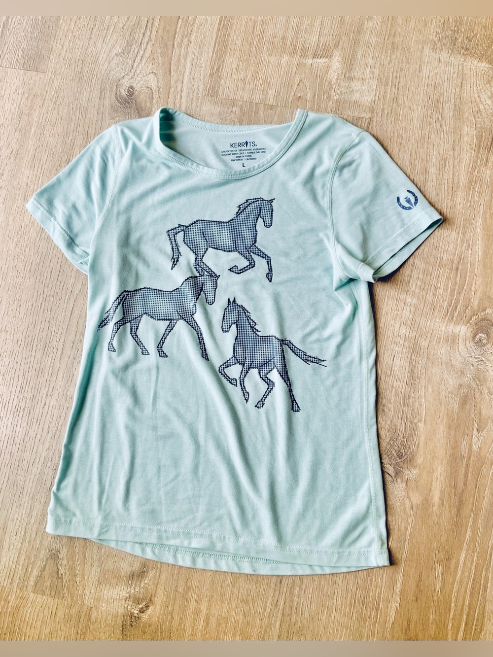 Kerrits Horse Tee- Short Sleeves Girls Large